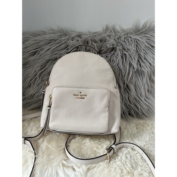 kate spade backpack mini beige white poshmark New York Emma Small kate spade | Bags |